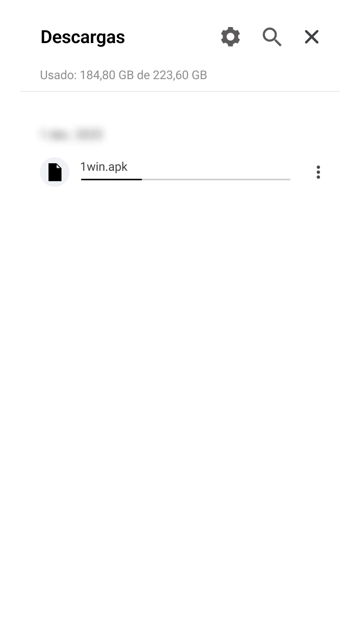 Descarga el archivo APK oficial de 1win para disfrutar del juego de forma segura.