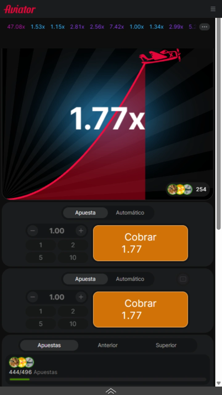 Salga de una ronda de Aviator a tiempo con total tranquilidad y rapidez en 1win casino.