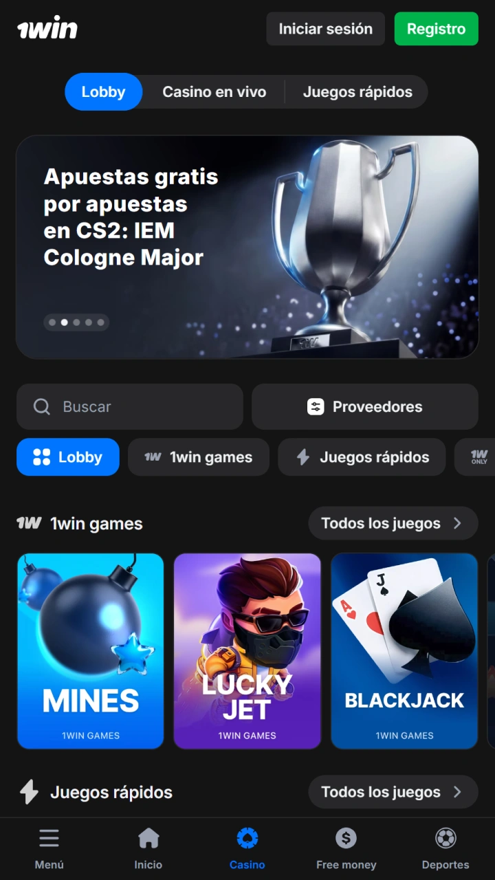 Visita el sitio web oficial de 1win para acceder a Aviator.