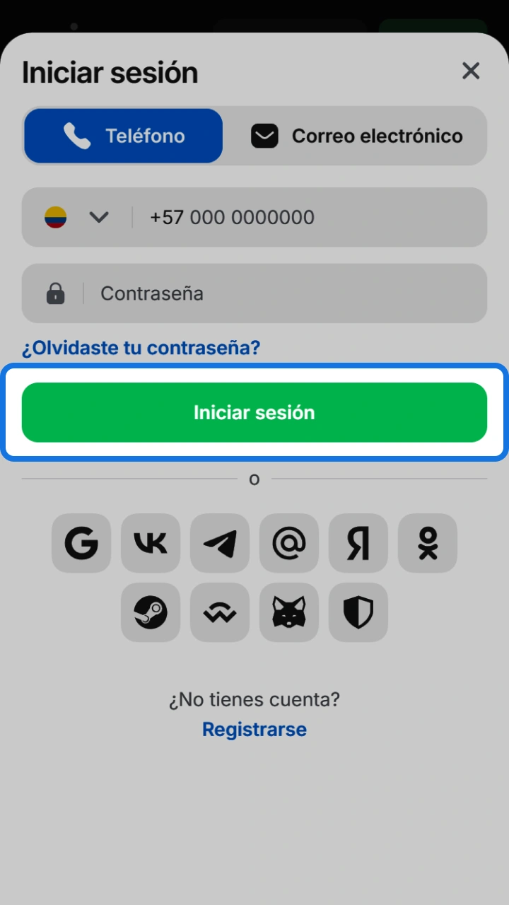 Inicia sesión en 1win para empezar a ganar dinero en Aviatrix.