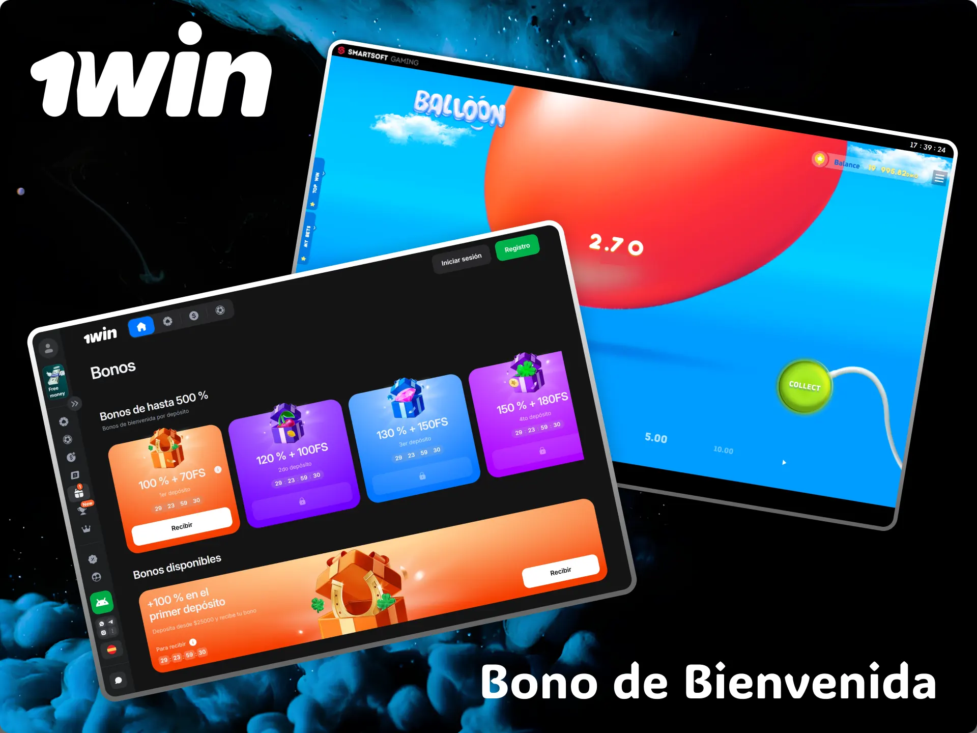 Aprovecha el gran bono de bienvenida de casino 1win para inflar tus premios en Balloon