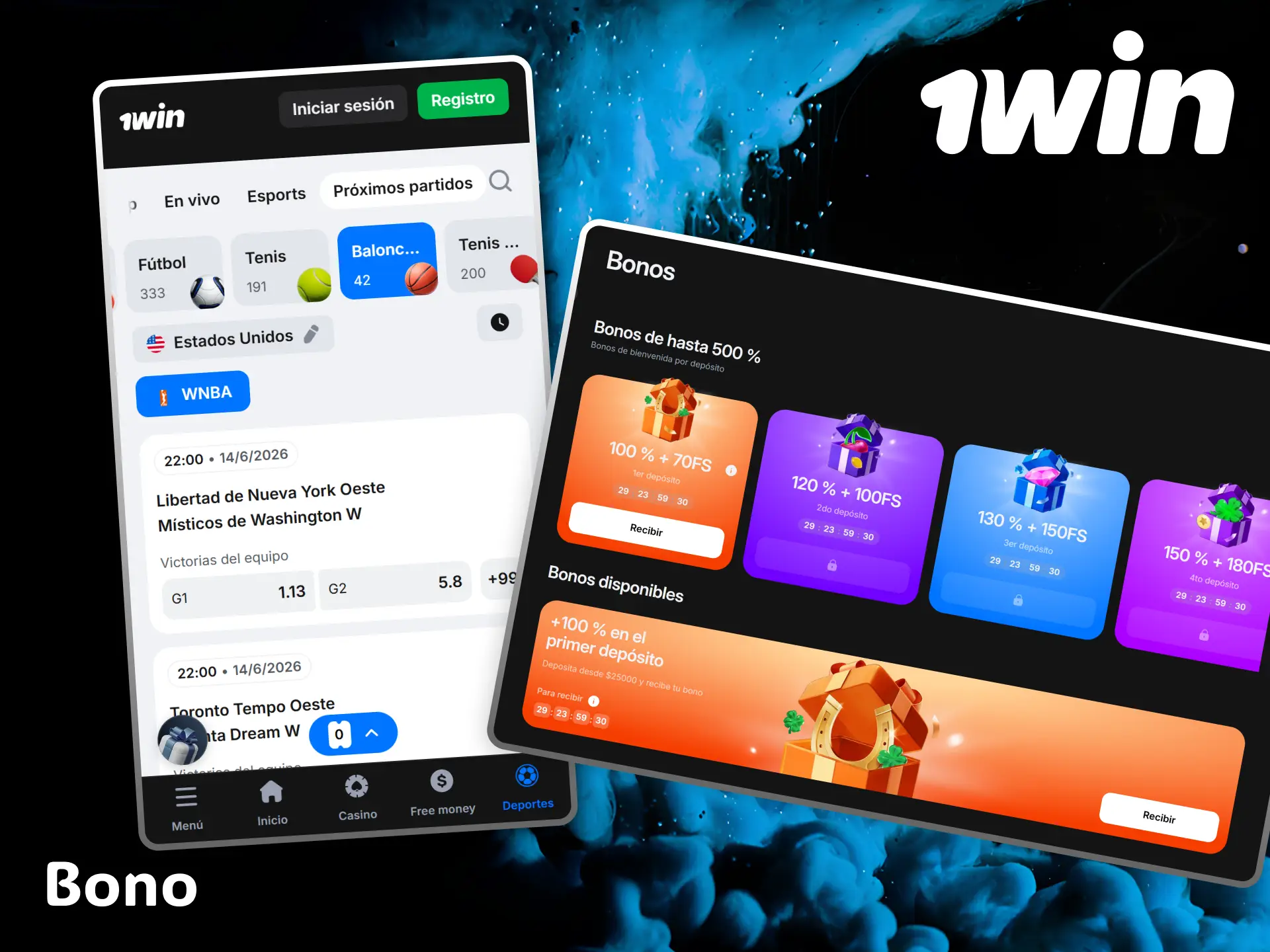 Reclama un generoso bono de bienvenida para multiplicar tus apuestas de baloncesto en 1win.