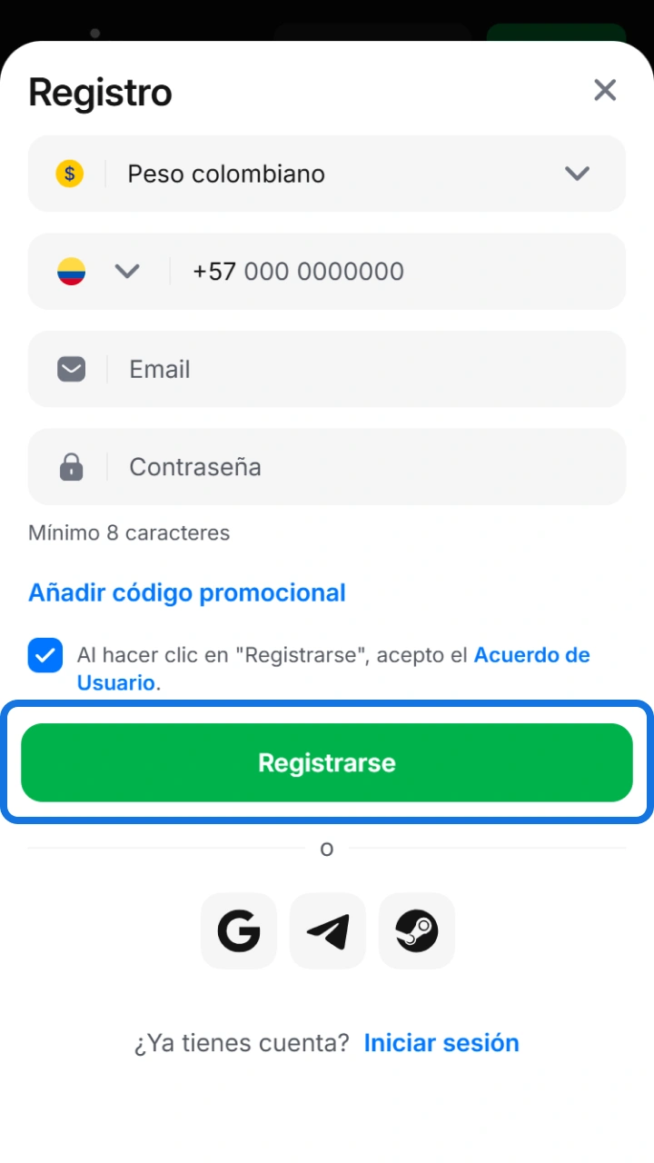 Crea tu cuenta rápidamente para activar las mejores ofertas exclusivas de 1win.