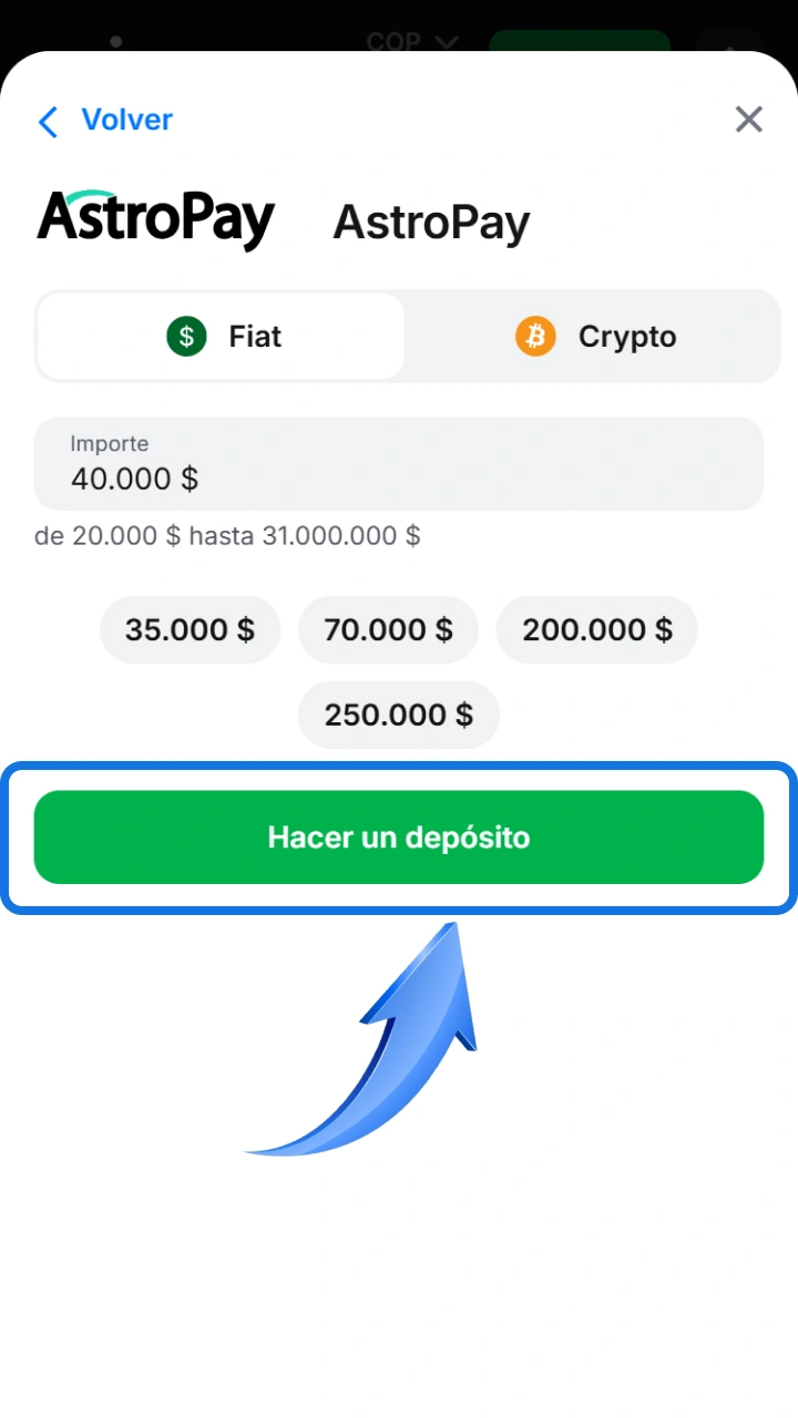Realiza un depósito rápido con AstroPay para disfrutar de la experiencia en 1win.