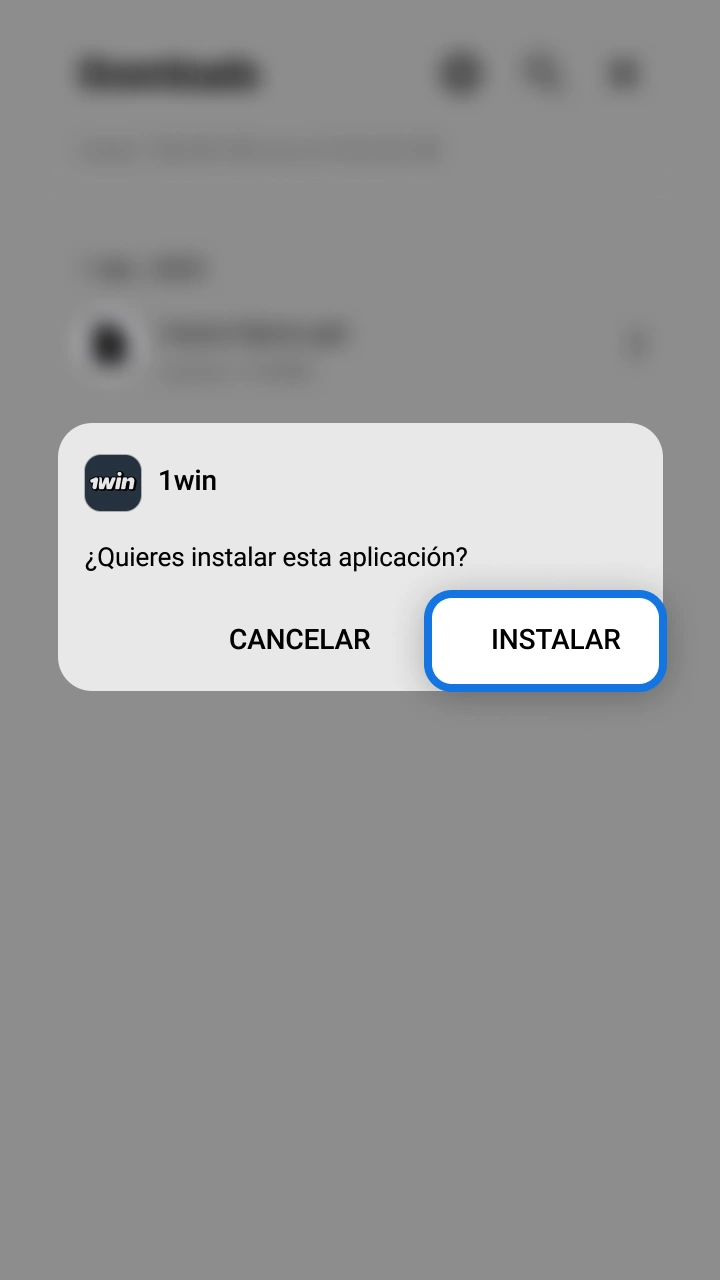 Instala el archivo oficial de 1win para comenzar tu emocionante aventura en JetX.