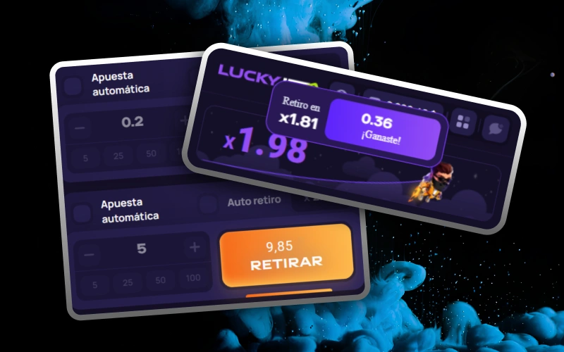Aplica un retiro temprano consistente en Lucky Jet para asegurar ganancias en casino 1win.
