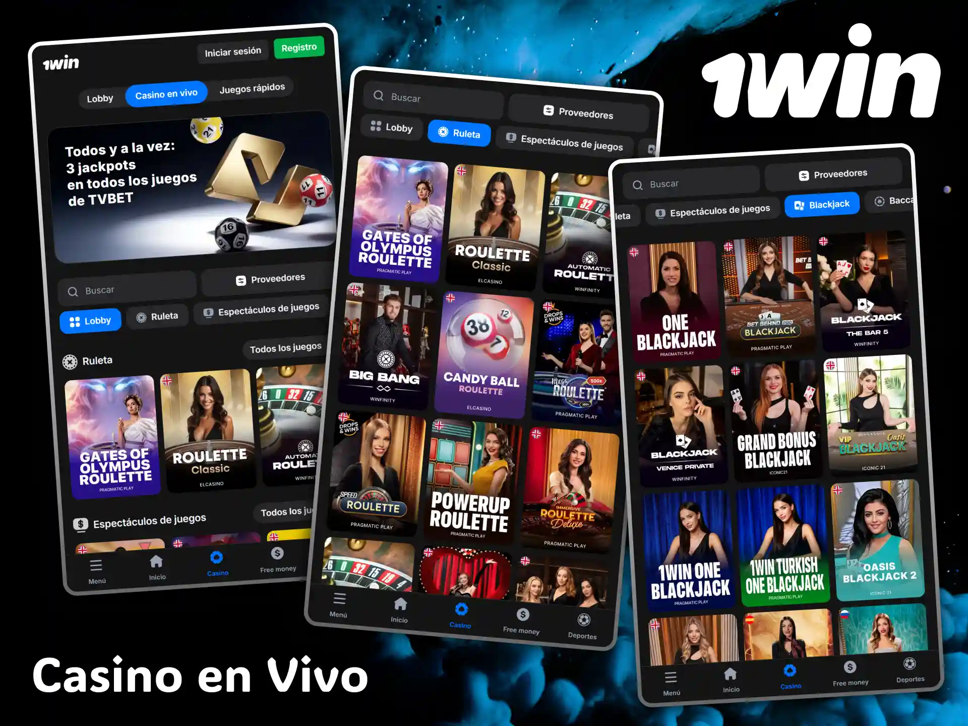 El casino 1win brinda una experiencia realista de juego en vivo con crupieres profesionales.