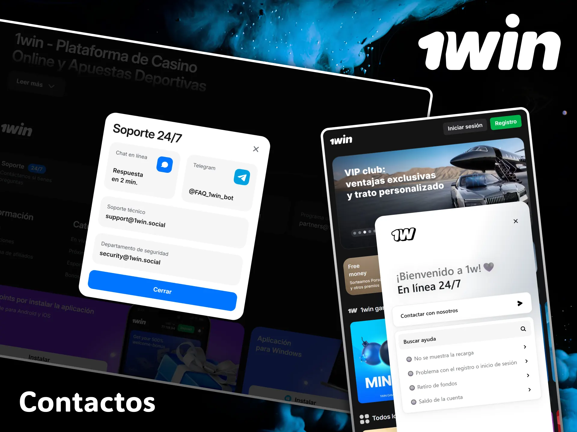 El atento servicio de soporte técnico de 1win está disponible para ayudarte siempre.