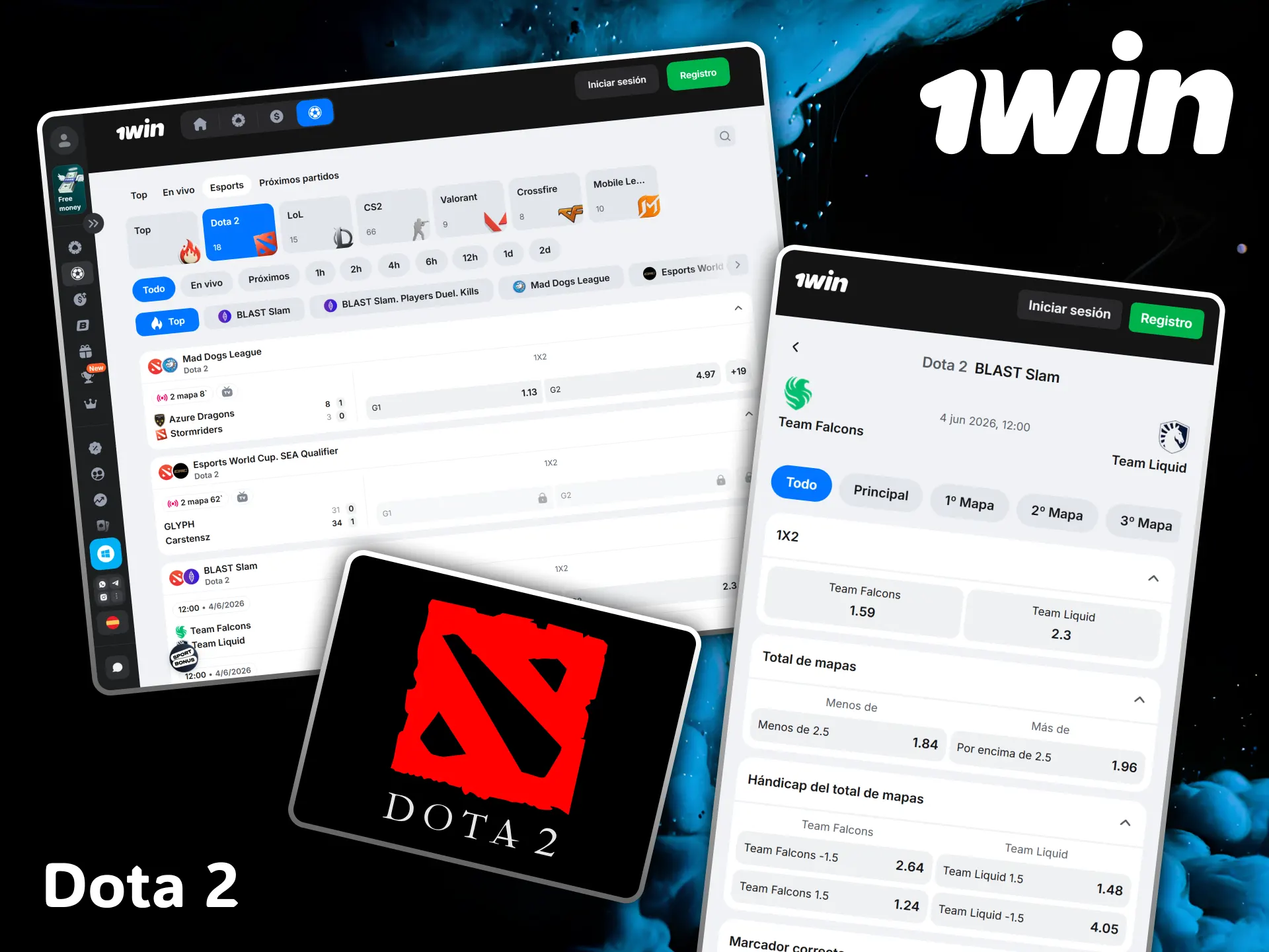 Apuestas emocionantes en Dota 2 con las mejores cuotas en la renombrada casa 1win.
