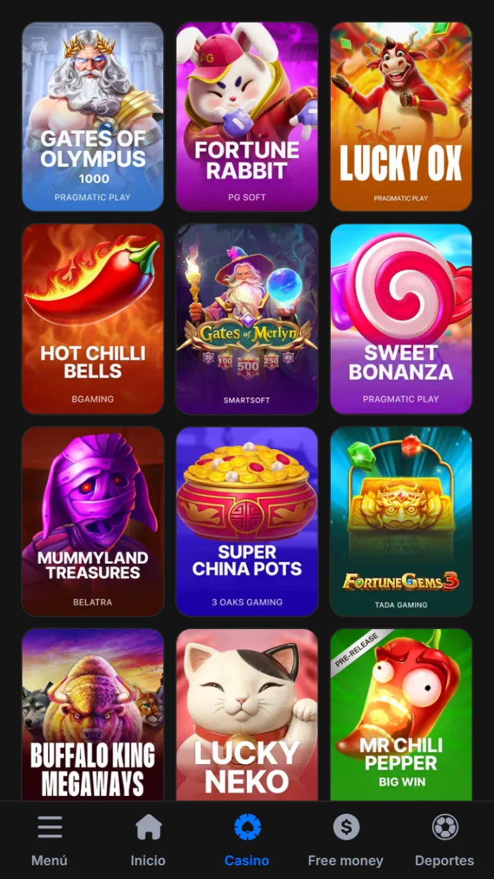 Selecciona tu juego favorito entre cientos de opciones espectaculares dentro del casino 1win.