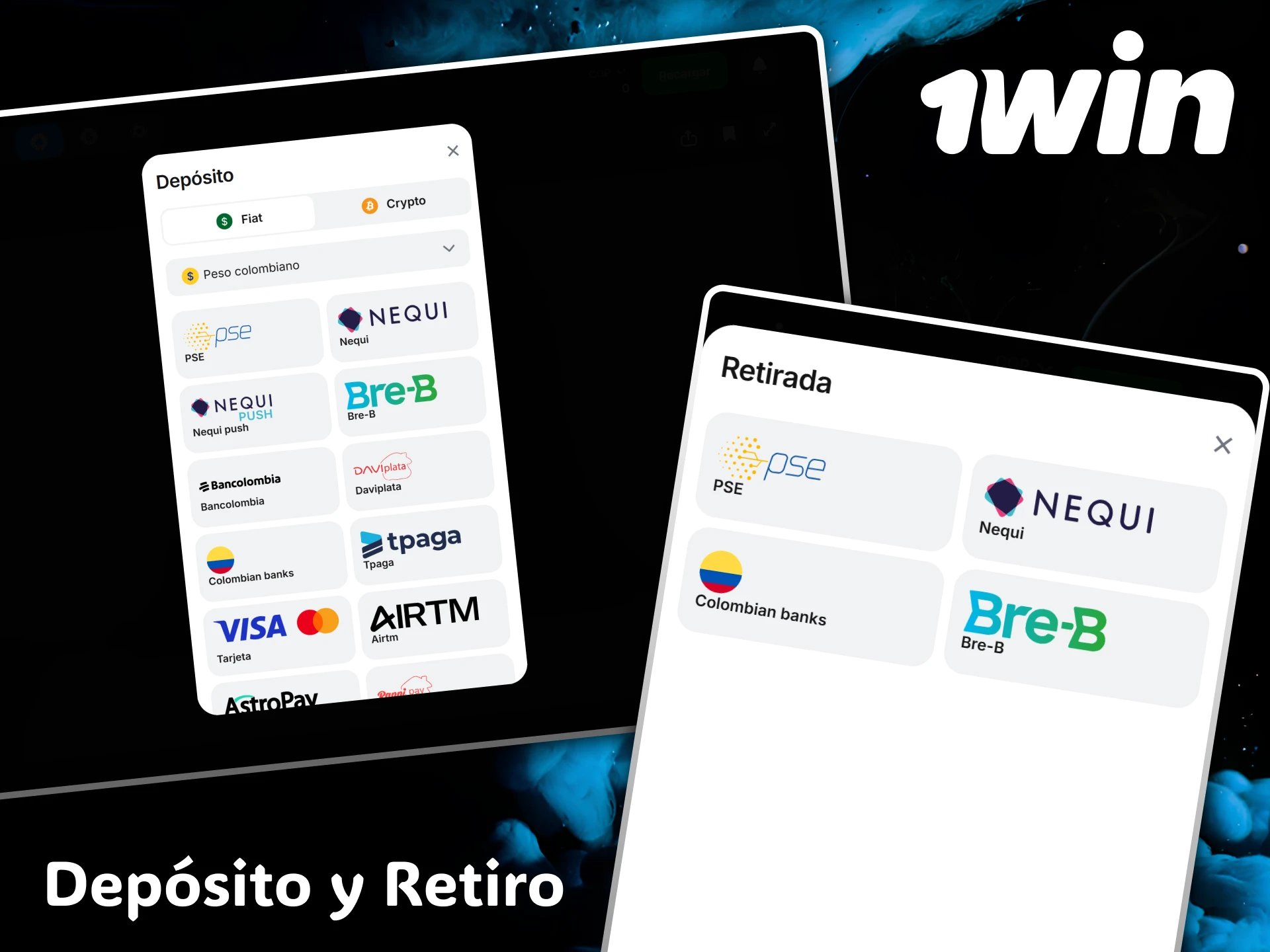 La plataforma 1win garantiza transacciones de depósito y retiro totalmente seguras, cómodas и rápidas.